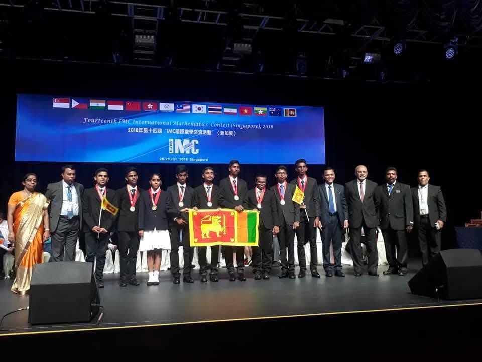 IMC 2018 Singapore medalists